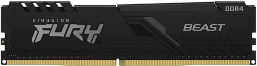 Memoria Ram Fury Beast Ddr4 Gamer Color Negro  16gb 1 Kingston Kf432c16bb1/16