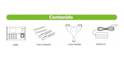 Control De Acceso Y Asistencia Zkteco Ua860 Color Blanco /v