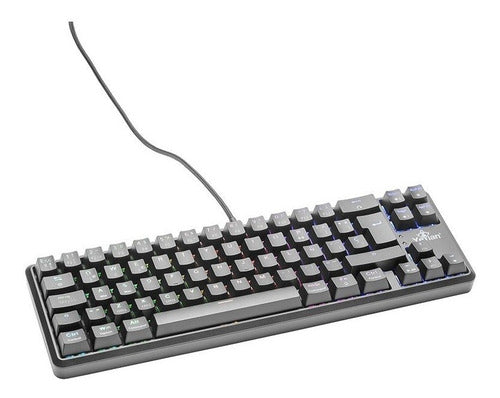 Teclado Gamer Yeyian Akil S3500 Mecánico Switch Blue Negro