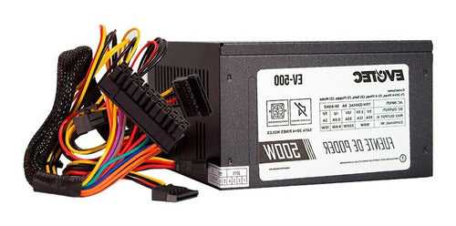 Fuente De Poder Evotec Ev-500 Atx 500w Gabevo290