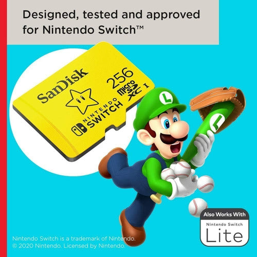 Memoria Micro Sd 256gb Nintendo Switch 4k Original