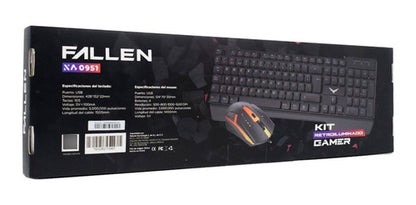 Kit Teclado Y Mouse Naceb Na-0951 Alambrico Retroiluminado