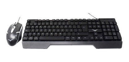 Kit Teclado Y Mouse Naceb Na-0951 Alambrico Retroiluminado