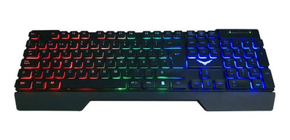 Kit Teclado Y Mouse Naceb Na-0951 Alambrico Retroiluminado