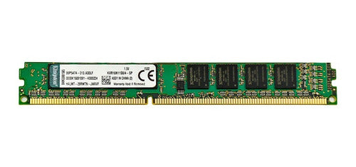 Memoria Ram Valueram Color Verde  4gb 1 Kingston Kvr16n11s8/4wp