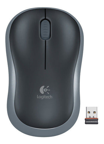 Mouse Logitech M185 Gris Inalambrico Usb (910-002225)