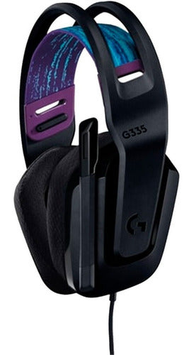 Audífonos Gamer Logitech G Series G335 Negro