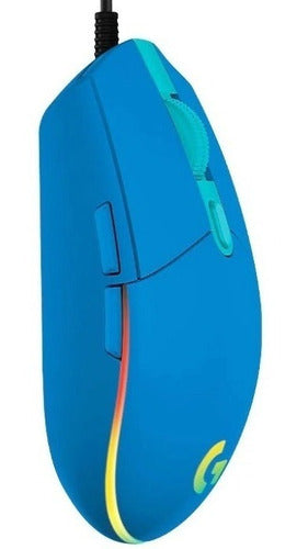 Mouse Gamer Logitech G203 Alambrico Usb Azul 910-005795 /v