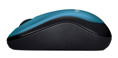 Mouse Logitech M185 Azul Inalambrico Usb (910-003636)