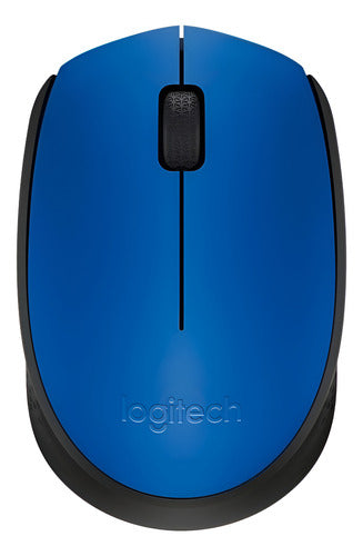 Mouse Logitech Inalambrico Optico M170 Azul/negro 910-004800