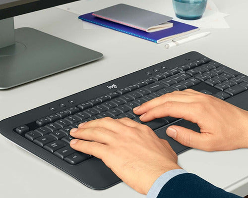 Logitech - MK540 Advanced - Combo de Mouse y Teclado Inalámbricos - Negro