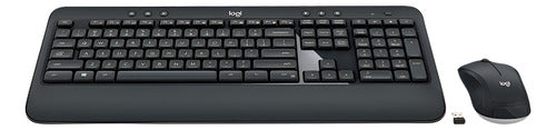 Logitech - MK540 Advanced - Combo de Mouse y Teclado Inalámbricos - Negro