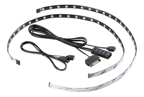 Tira Led Argb Xpg Prime 2 Tiras 60cm Adhesiva Controlador