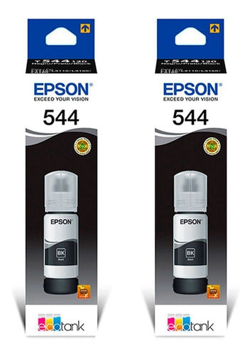 Combo 2 Botellas Tinta Hp Ink Gt53 Negro 1vv22al Original