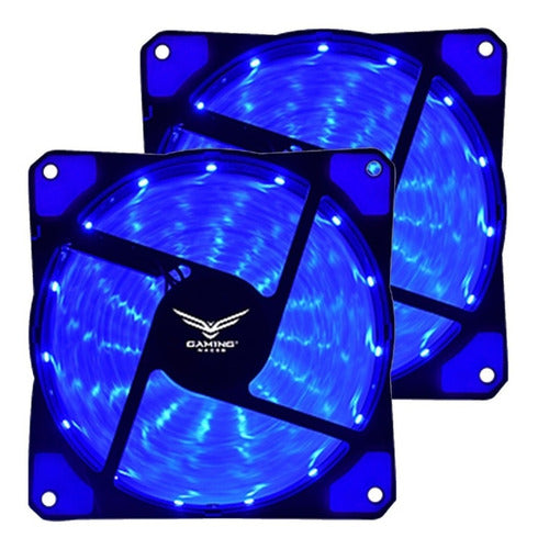 Ventilador Para Gabinete Naceb Technology Na-0919A-Negro-Azul