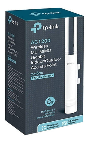 Access Point Omada TP-LINK EAP225-Outdoor - 867 Mbit/s, Omni Directional