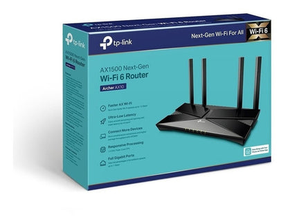 Tp-link Wifi 6 Doble Banda Ax1500 Router Gigabit Archer Ax10