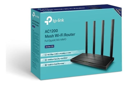 Tp-link Ac1200 Doble Banda Wifi Router Gigabit Archer C6v3.2