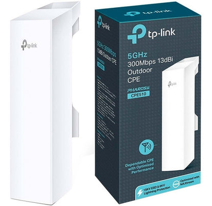 Punto De Acceso Tp-link Para Exteriores Cpe510 5ghz De 13dbi