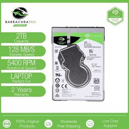 Disco Duro Interno Seagate Barracuda St2000lm015 2tb Verde