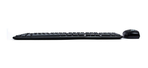Kit De Teclado Mouse Naceb Na-426 Rf Inalámbrico Negro
