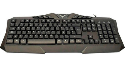 Teclado Gamer Pc Laptop Led Rgb Multimedia Naceb Ergonomico Alambrico Usb Español