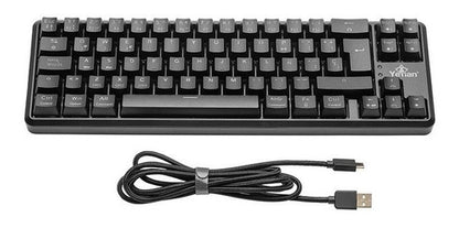 Teclado Gamer Yeyian Akil S3500 Mecánico Switch Red Negro