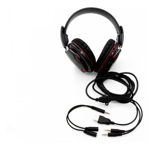 Diadema Gaming Yeyian Yh2000 Tempest 3.5"Mm Pc Consola Usb L