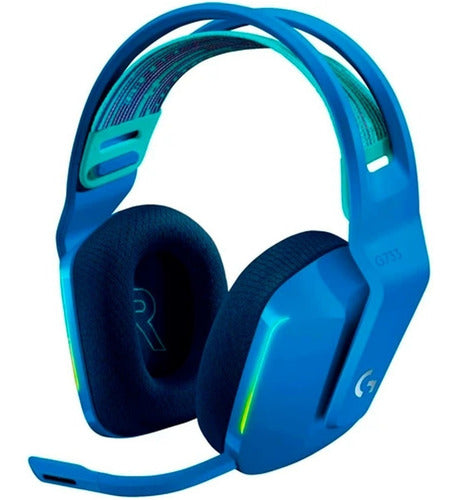 Audífonos Gamer Inalámbricos Logitech G Series G733 Azul Con Luz  Rgb