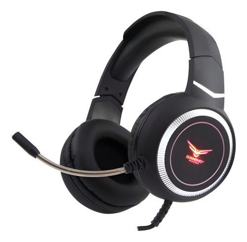 Naceb Audífonos Gamer Na-0311, Alámbrico, 2 M, Negro