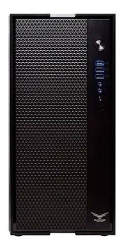 Gabinete Naceb Cyper Rgb Negro Atx S/fuente Cristal Na-0611