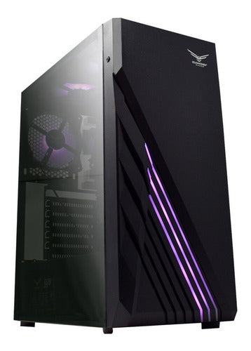 Gabinete Gamer Micro Atx 3 Ventiladores Led Rgb Naceb 0612