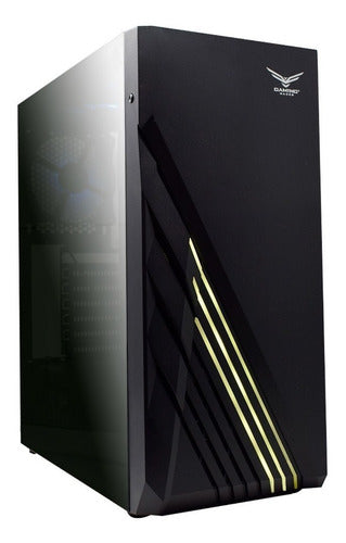Gabinete Gamer Micro Atx 3 Ventiladores Led Rgb Naceb 0612