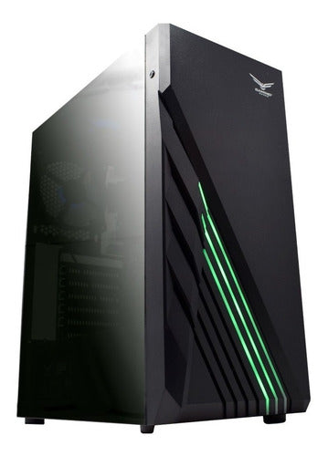 Gabinete Gamer Micro Atx 3 Ventiladores Led Rgb Naceb 0612