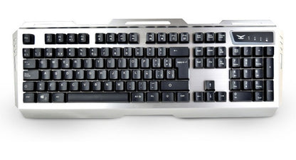 Kit Gamer De Teclado Mouse Naceb Na-0911 Alámbrico Usb Gris