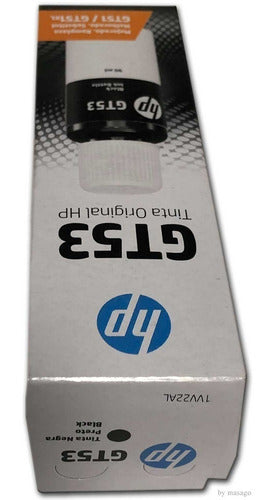 Botella Tinta Hp Gt51 / Gt53 Negro 1vv22al Original Mejorado