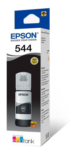 Tanque De Tinta Epson T544 Negro, 65ml