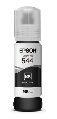 Tanque De Tinta Epson T544 Negro, 65ml