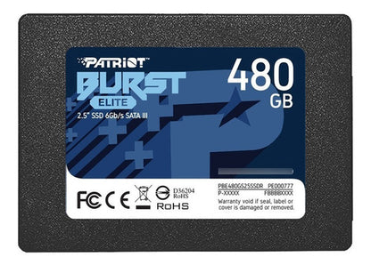 Ssd Patriot Burst Elite, 480gb, Sata Iii, 2.5 , 7mm