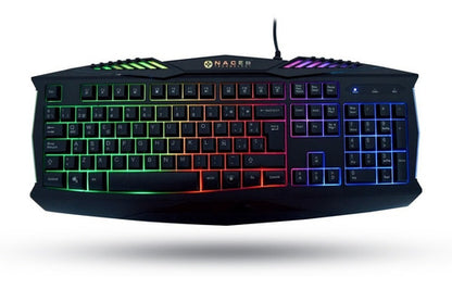 Kit Gamer Teclado Y Mouse Naceb Na-617 Alámbrico Usb Español