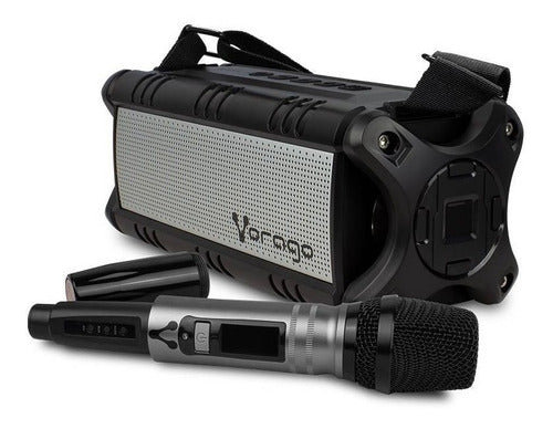 Bocina Vorago Ksp-450 Bluetooth Karaoke Micrófonoinalámbrico