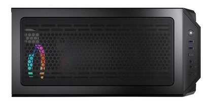 Gabinete Gamer Cougar Mx660 Iron Rgb Dark Black Media Torre