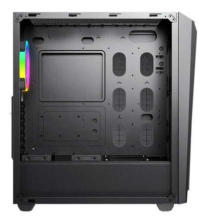 Gabinete Gamer Cougar Mx660 Iron Rgb Dark Black Media Torre
