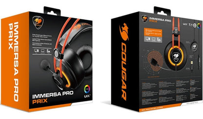Audífonos Gamer Cougar Immersa Pro Prix Con Luz Led