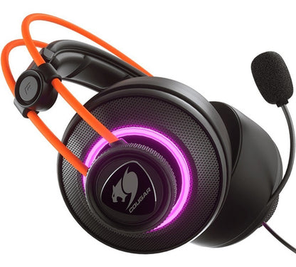 Audífonos Gamer Cougar Immersa Pro Prix Con Luz Led
