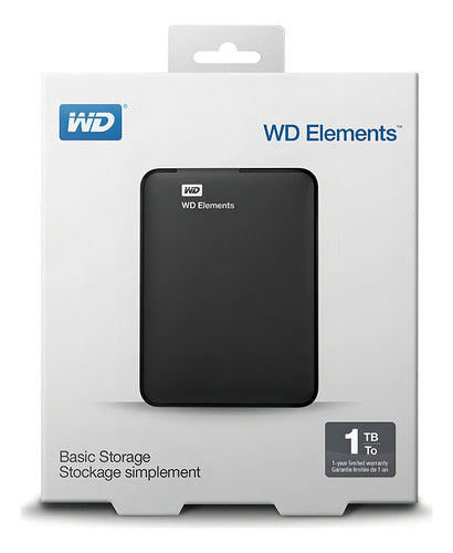 Disco Duro Externo New Western Digital Elements 1Tb Usb3.0 N