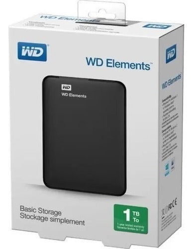 Disco Duro Externo New Western Digital Elements 1Tb Usb3.0 N