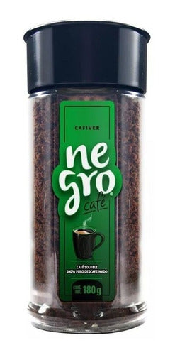 Negro Café Soluble Descafeinado De 180 Gramos
