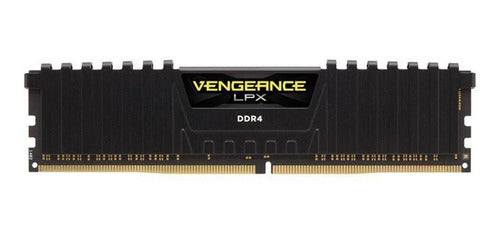 Memoria Ram Vengeance Lpx Gamer Color Negro  32gb 2 Corsair Cmk32gx4m2e3200c16