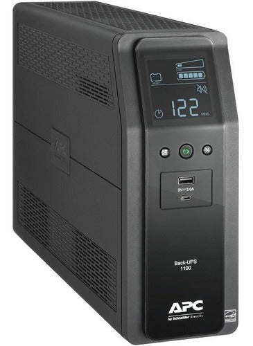 No Break Apc Br1100m2-lm 1100va 600w 120v 10 Contactos 2 /vc